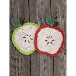 Apple a Day Dishcloth