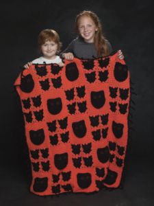 Bats And Cats Afghan
