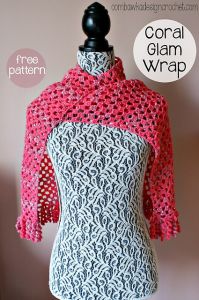 Coral Glam Wrap 