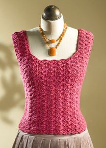 Tank Top With Shell Stitch