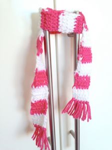 18 inch Doll Striped Scarf