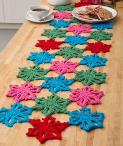 Snowflake Table Runner