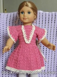 American Girl Doll Crochet Summer Dress