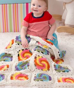 Pinwheel Baby Blanket