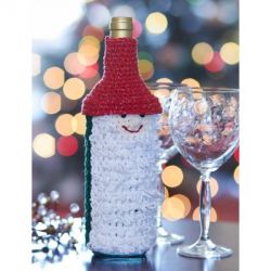 Gnome for the Holidays Wine Bottle Cozy