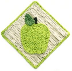 Apple Dishcloth or Hotpad