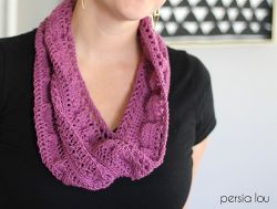 Textured Infinity Scarf 