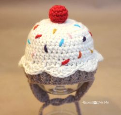 Crochet Cupcake Hat