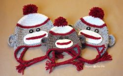 Crochet Sock Monkey Hat