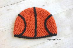 Crochet Basketball Hat