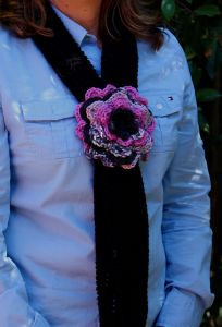 Winter Flower Scarf