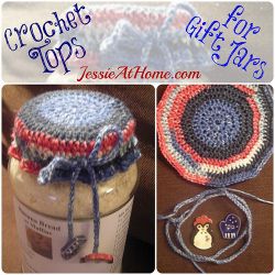 Crochet Tops for Jar Gifts