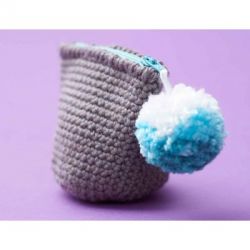 Ombre Pompom Change Purse