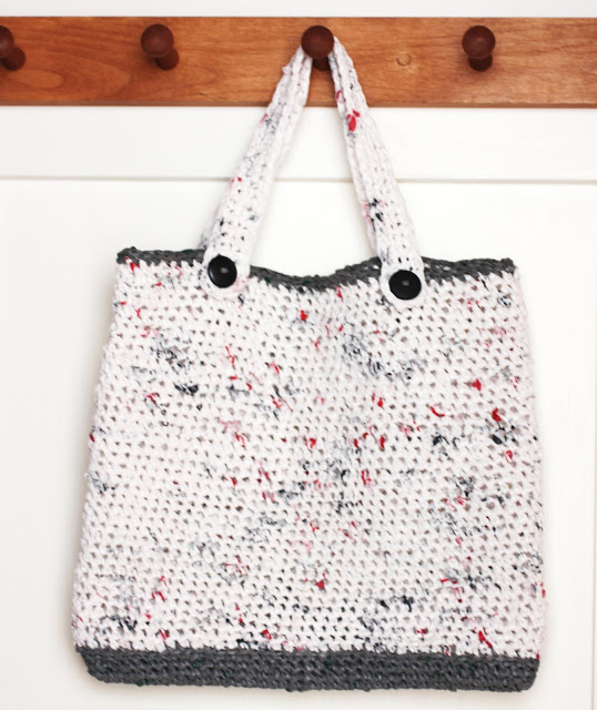 Crocheted Plarn Purse · How To Make A Recycled Bag · Crochet on Cut Out +  Keep