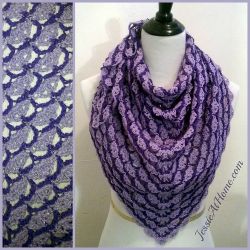 Lavender Blooms Shawl