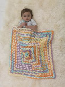 Sherbert Granny Stroller Blanket