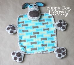 Puppy Dog Lovey Blanket