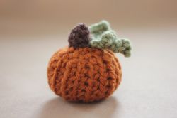 Teeny Tiny Crochet Pumpkin
