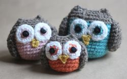 Crochet Owl Family Amigurumi
