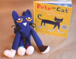 Pete the Cat Crochet Doll