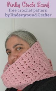 Pinky Circle Scarf