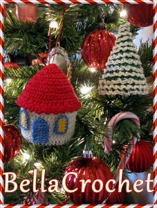 Country Cottage and Tree Ornaments