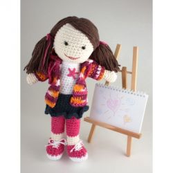 Back to School Lily Doll