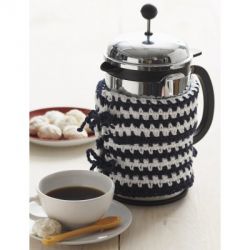 Basic Striped French Press Cozy