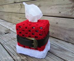 Santa Tissue Box Cover