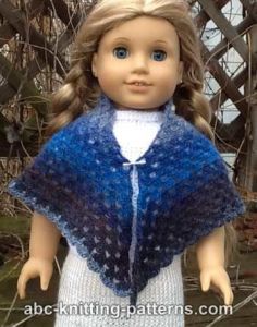 American Girl Doll Granny Shawl