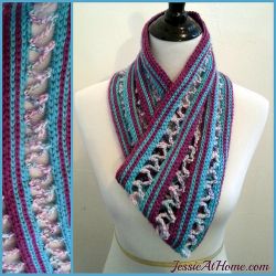 Candy Ribbons Cowl