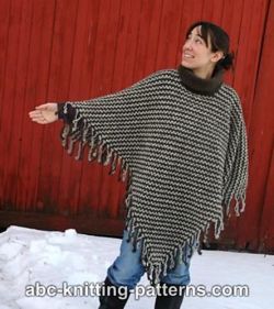 Striped Poncho