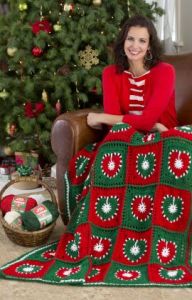 Holiday Hearts Throw