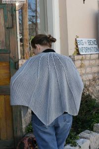  The Bat Wing Shawl