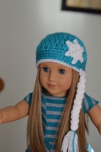 Ice Queen Hat for 18" Doll