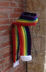 Rainbow Star Scarf