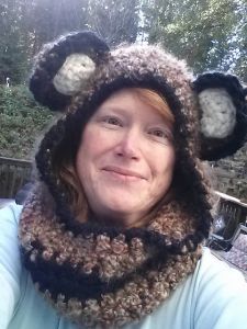 Cuddly Colfax Bear Hooded Cowl 