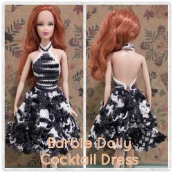 Barbie Doily Cocktail Dress 