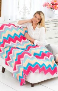 Sherbet Ripple Throw