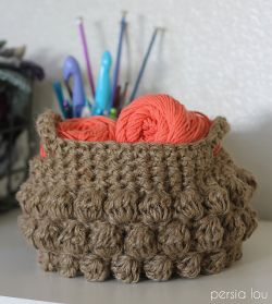 Jute Bobble Basket