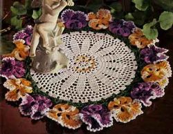 Pansy Doily