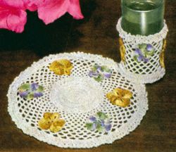 Pansies Refreshment Set