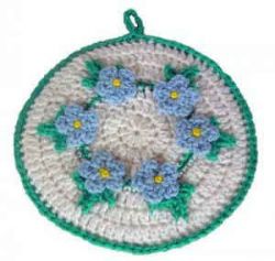 Forget-Me-Not Potholder