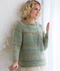 Tunisian Star Stitch Pullover