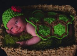 Infant Turtle Shell "Blanket"”