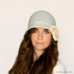 1920's Snowflake Cloche Hat