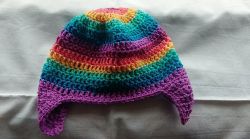 Spring Rainbow Toddler Hat