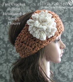 Headband and Loopy Flower