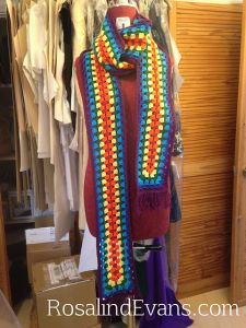 Rainbow Granny Scarf