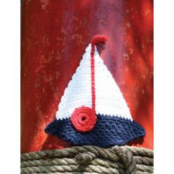 Sailboat Dishcloth